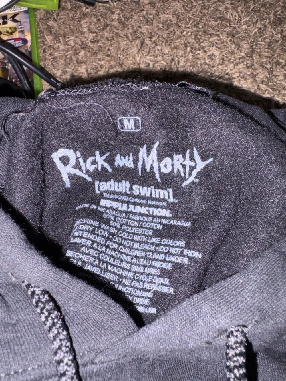 Black Crewneck Rick & Morty Hoodie